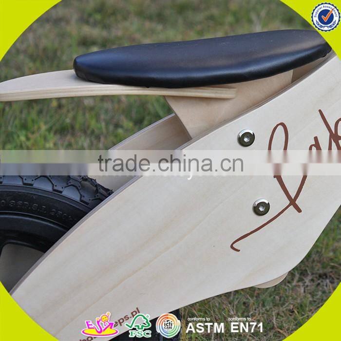 2017 New design baby wooden balance bike wholesale wooden balance bike log wooden balance bike for toddlers W16C156