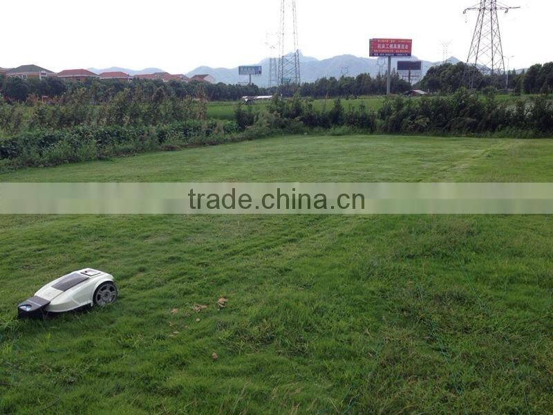 Roof for robot mower-transparent with tipping function