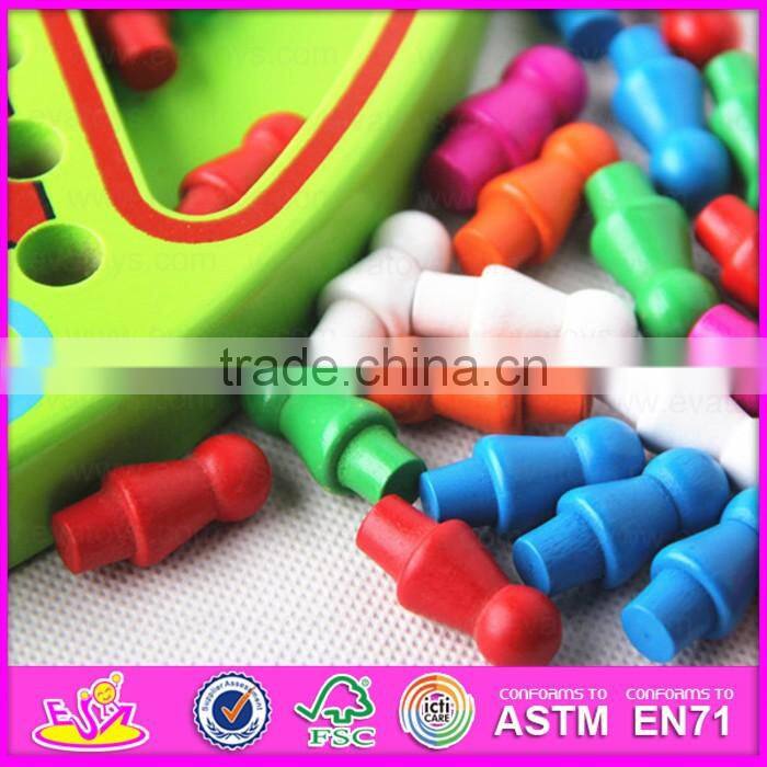 2016 new wooden children board game,funny wooden kids board game, popular children wooden board game W11A045