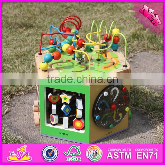 2016 Multi-function children wooden early education toy W12D047