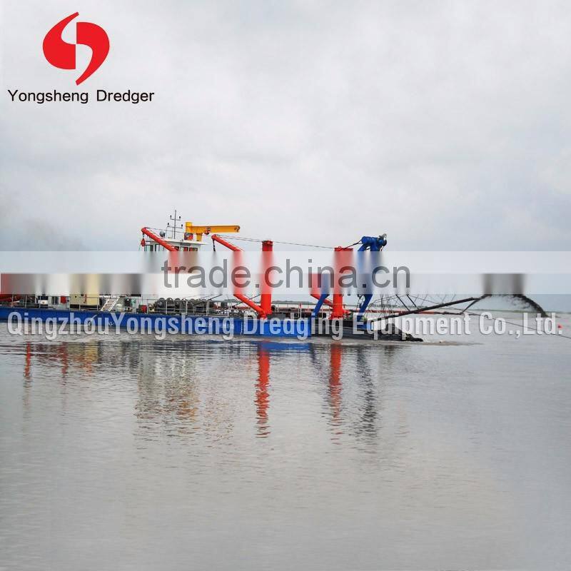 Rriver cutter suction sand dredger