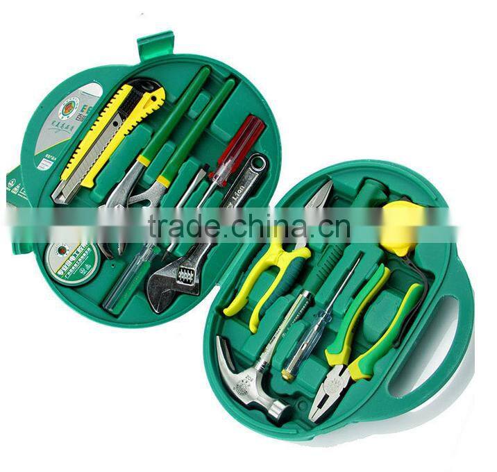 Berrylion 12pcs Household Tool Sets Plier Knife Screwdriver Hammer Tool Set