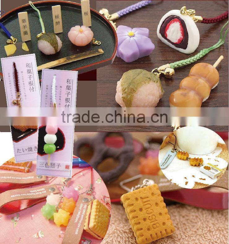 Colorful Japanese Wagashi fridge magnet , various items available