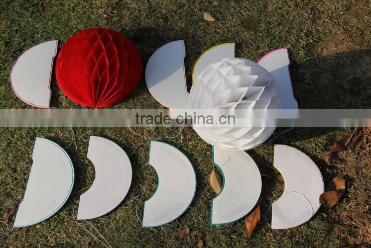 DIY Tissue Paper Honeycomb Balls Wedding Party Decoration Honeycomb Ball