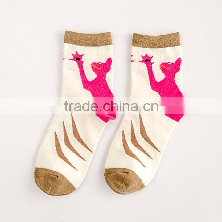 Lovely Cat Pattern Young Girls Socks Various Kinds Of Winter Socks Factory