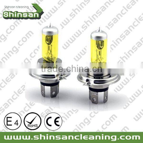 yellow light bulb h4/car halogen bulb/xenon h4 halogen bulb