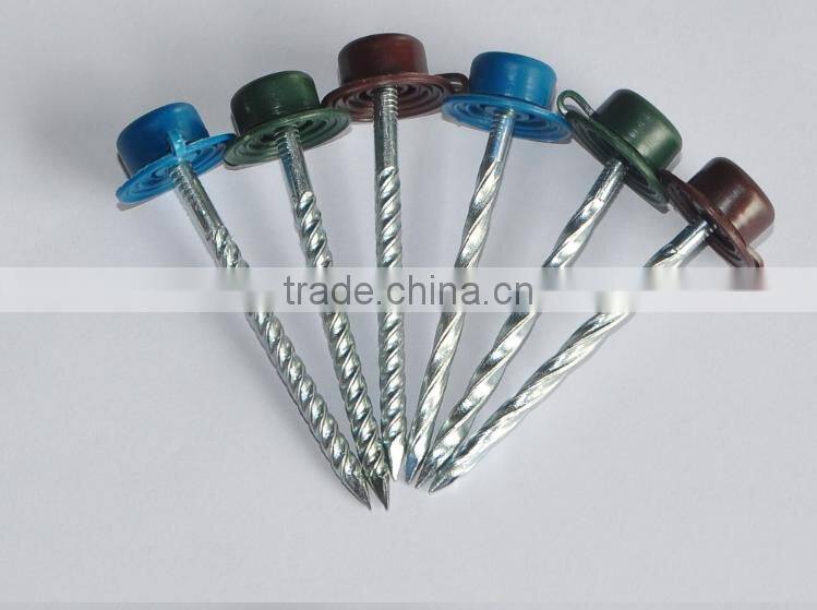 roofing nails with plastic cap
