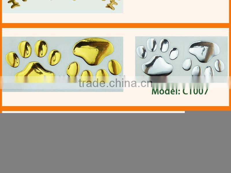 bear claw car stickers decal to stick on the logo of auto