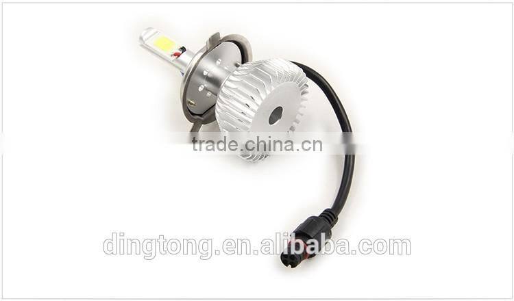 10-30V 40W High Low beam car h4 led headlight bulbs with heat dissipation base