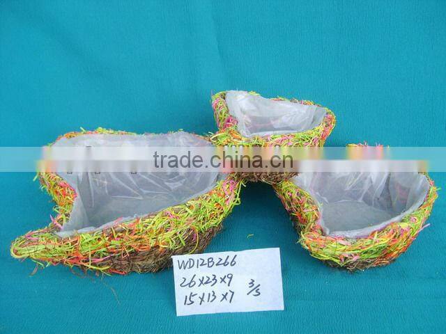 Handmade Decorative Garden Flowerpot with handle