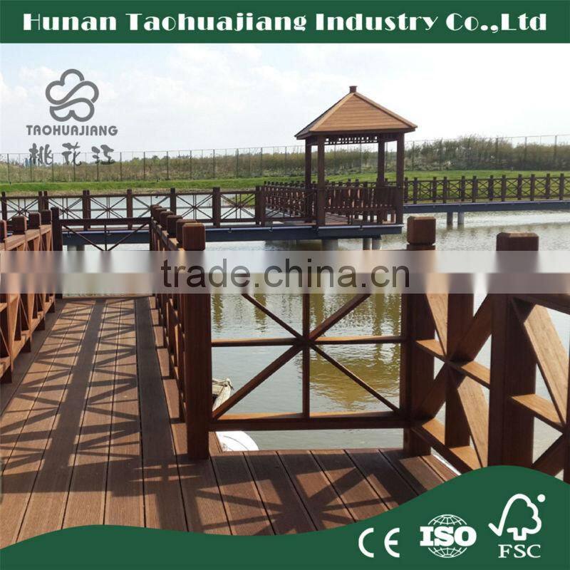 Hot Sale CE/FSC/ISO 20mm Thickness Strand Woven Bangkirai Decking