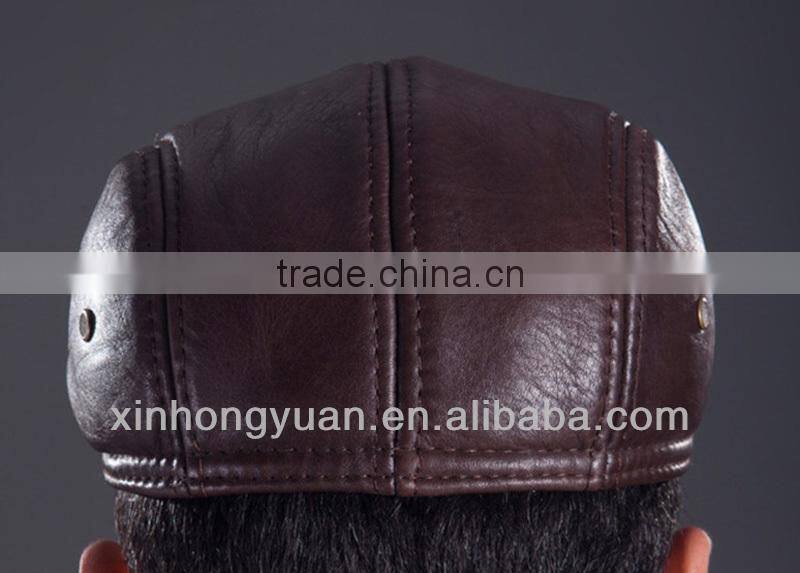 custom Fashion plaid duckbill pub cap hat