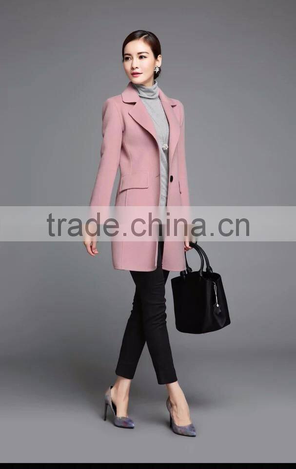 Winter parka coatkorean fur coat 2016 ,ladies fashionable wool coat