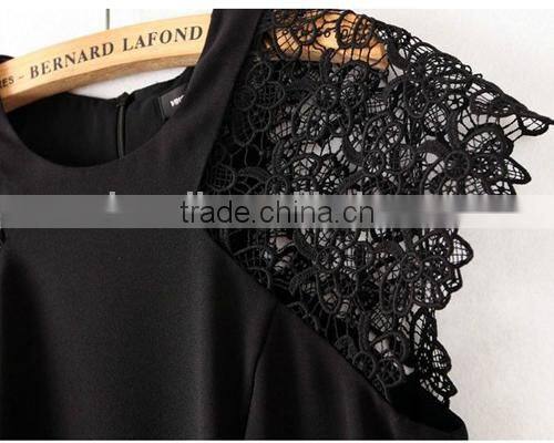 HD-D104 2014 hot design elegant women lace dress/casual ladies dress