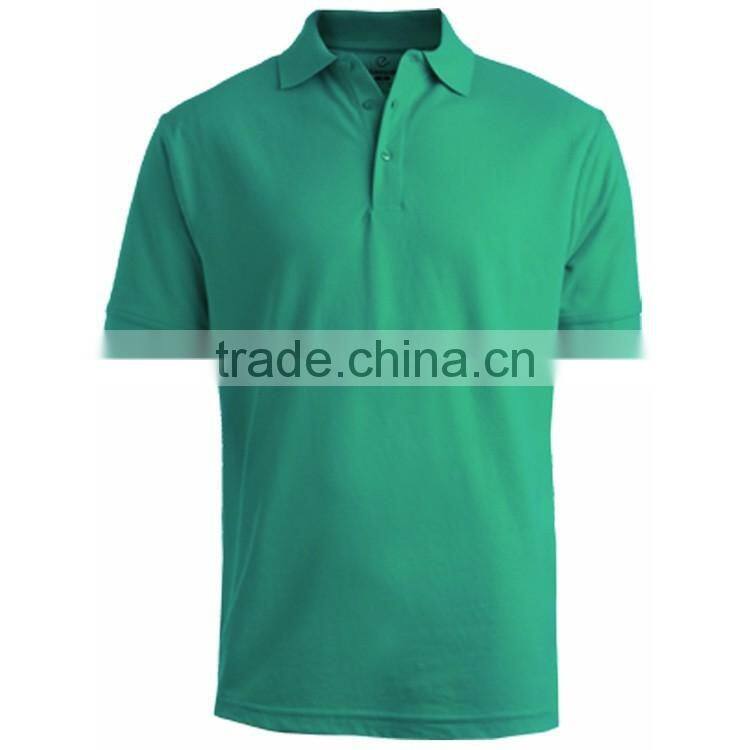 Summer Short Sleeve Green Color Man Polo Shirt