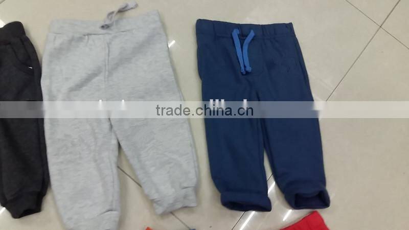 High quality garments kids fleece harem pants stock lots