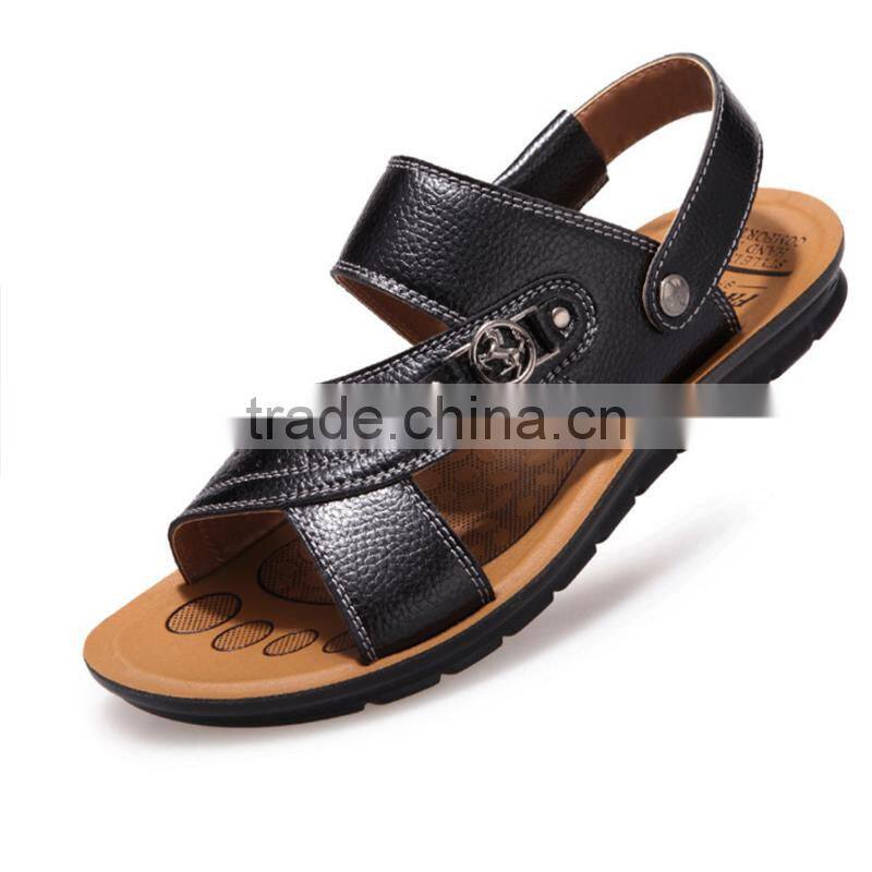 2017 summer top sale wholesale good quality men sandals summer beach shoes