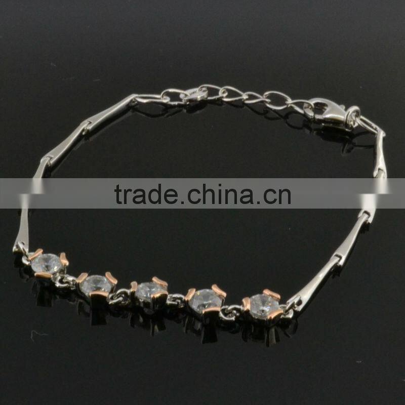 Zircon jewelry 925 silver lady's bracelets