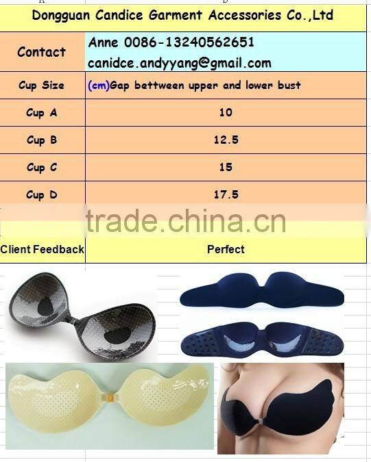 Fashion Forms Replacement Fabric Adhesive Bra