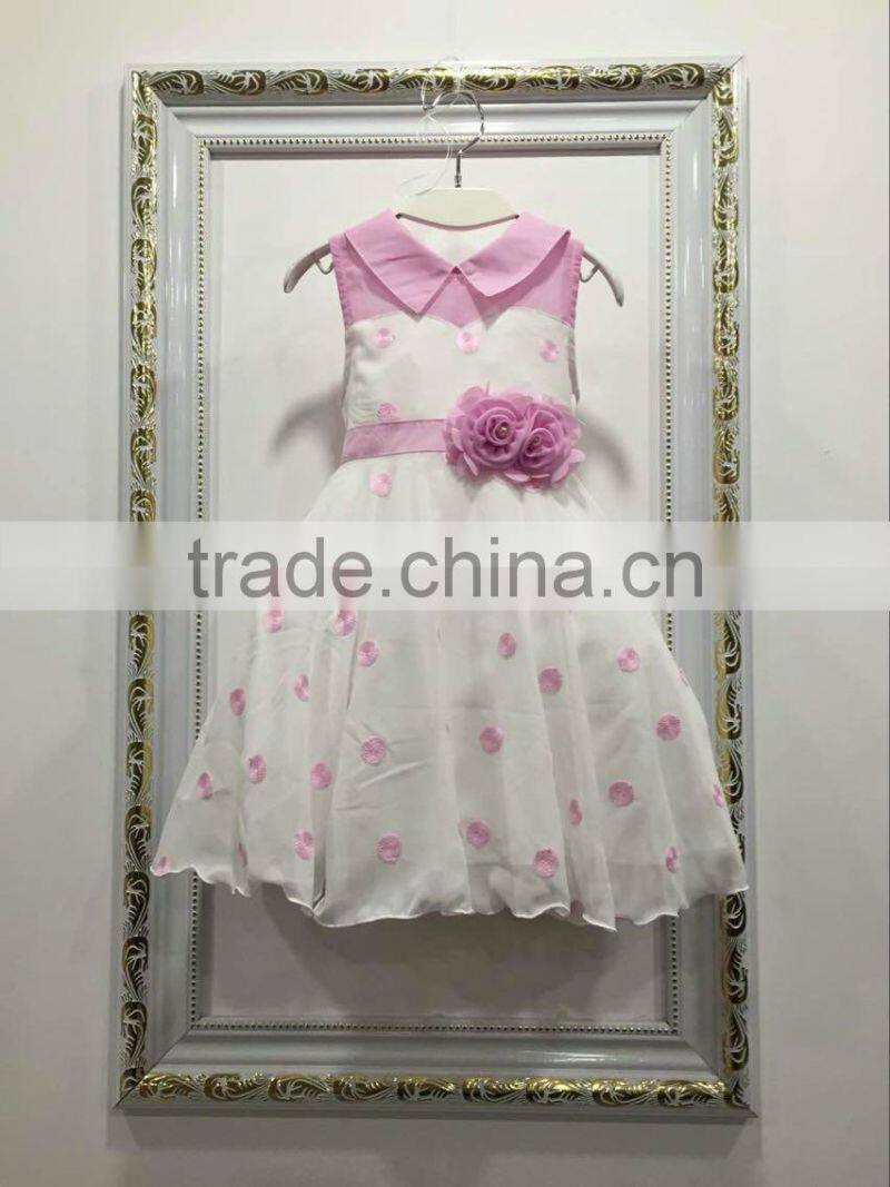2015 latest dress designs for kids rose fancy dress costumes