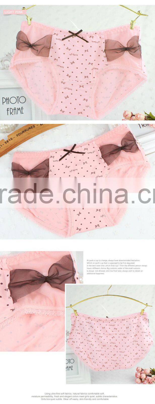 2015 New style young lady anti-static underwear sexy lady regenerated cellulose fiber panty hot sex women underwear