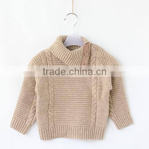 Korean style knitted baby woolen sweater thick pullover