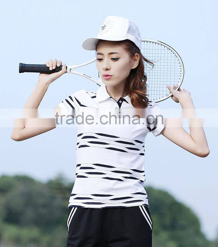 New arrive Fashion high quality good price ladies sports Polo shirt Wholesale Polo t-shirt