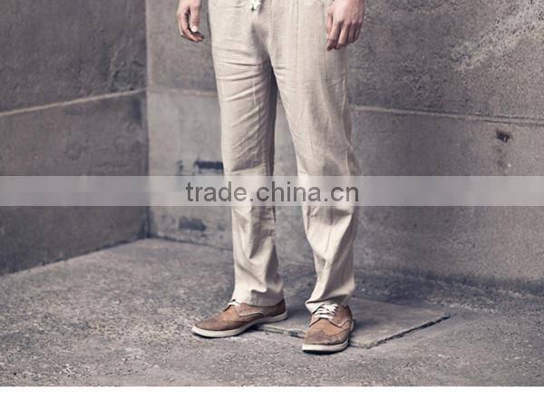 wholesale fashional mens linen pants