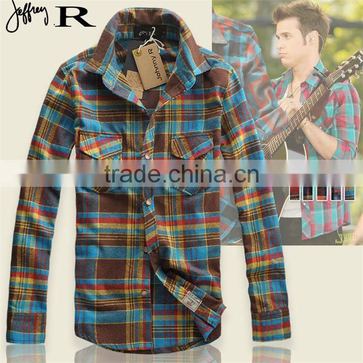 2015 china new design fashion mens military style shirt