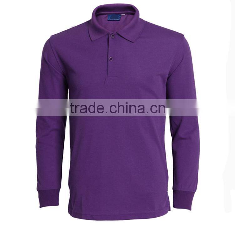 high quality promotional polyseter/cotton most popular sport blank men's polo t shirt