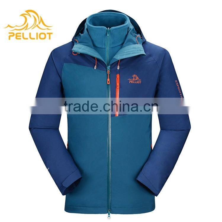Mens OEM/ODM Service Outdoor Waterproof 3 in 1 Jacket