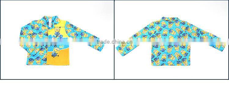 2015 fashion latest design children blue coat style