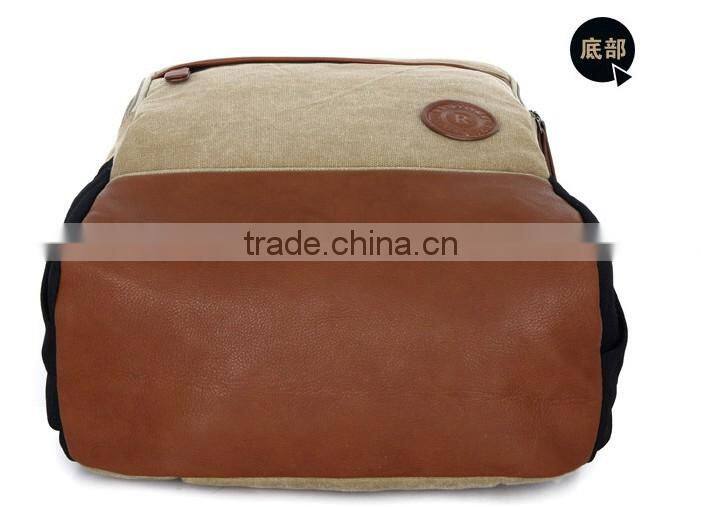 Custom canvas cheap waterproof backpack travelling sport backpack