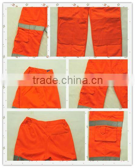 hi vis uniform reflective cargo pant men suit