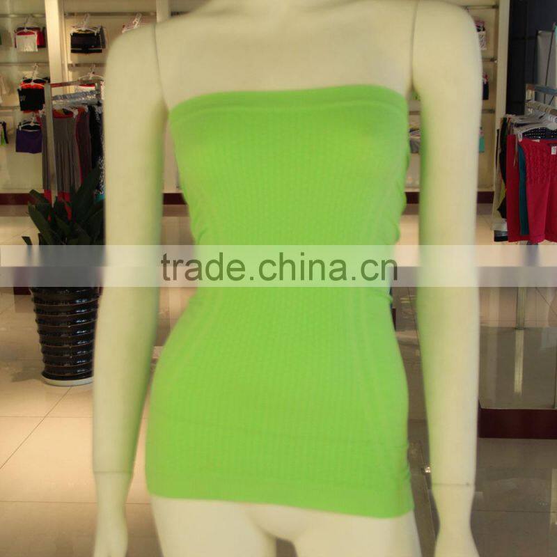 Lady Seamless Strapless Sexy Tube Top