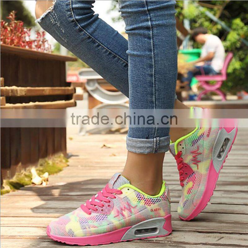 2016 Adult Casual Shoes Women Canvas Rubber Lace Up Shoes