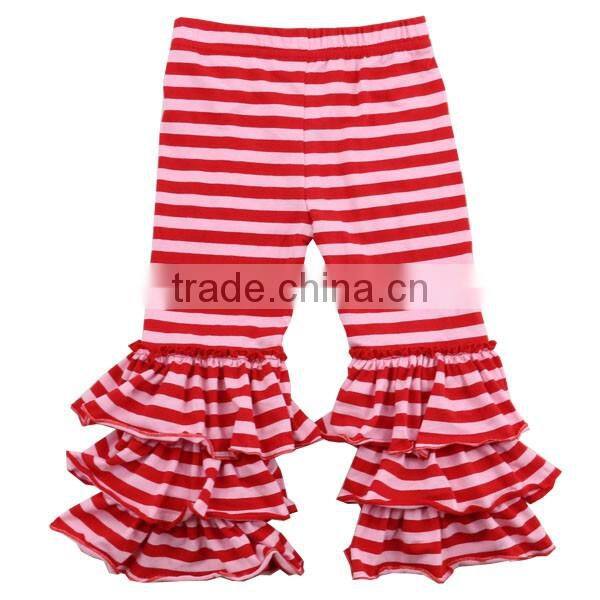 2017 wholesale striped ruffle pants sew sassy icing ruffle pants