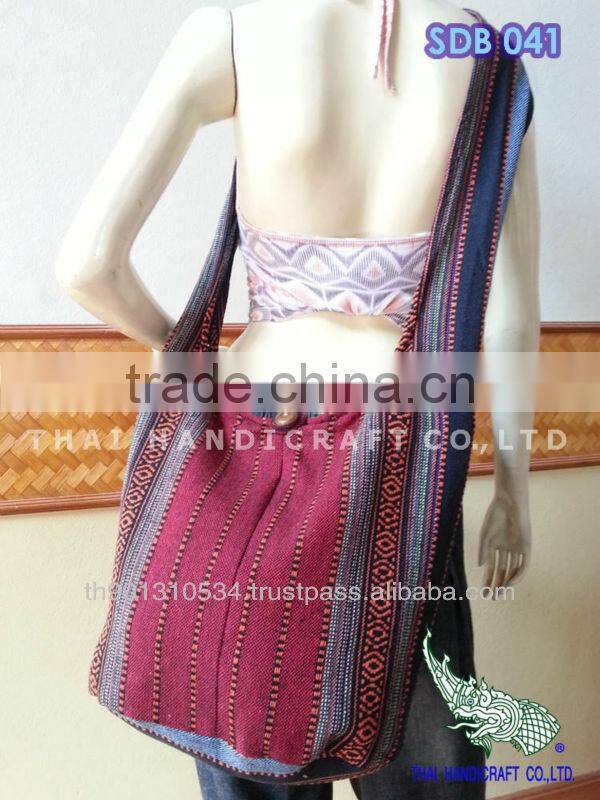 Thai Woven Fabrics Shoulder Hippie Boho Hobo Sling Crossbody