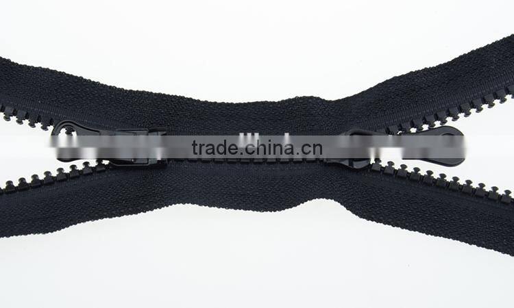 Cheap Accessory Open End Plastic Two Way Zipper