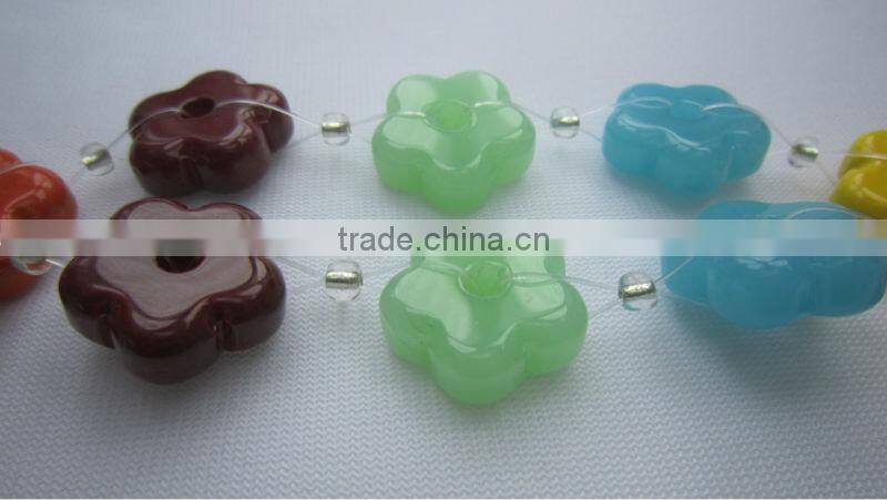 acrylic flower beads