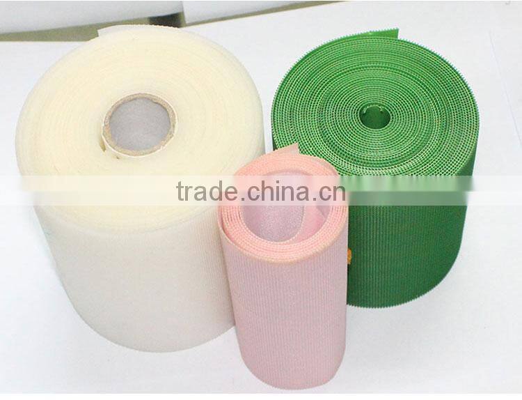 Thin loop fabric with injection hook