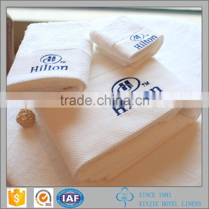 embroidered logo bleach custom softtextile terry towel