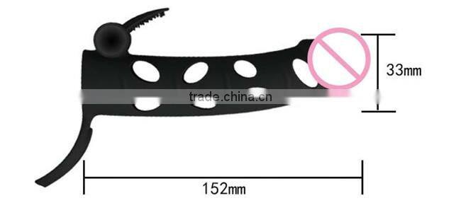 Vibrating Penis Sleeve Condom With Ball Strap Tongue Dildo Penis Ring Sex Toy Sex Products For Men