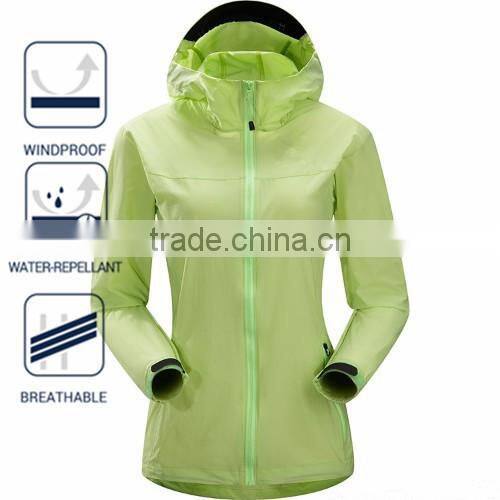 Windbreaker MEN Lightweight Waterproof Jacket with hood and bag