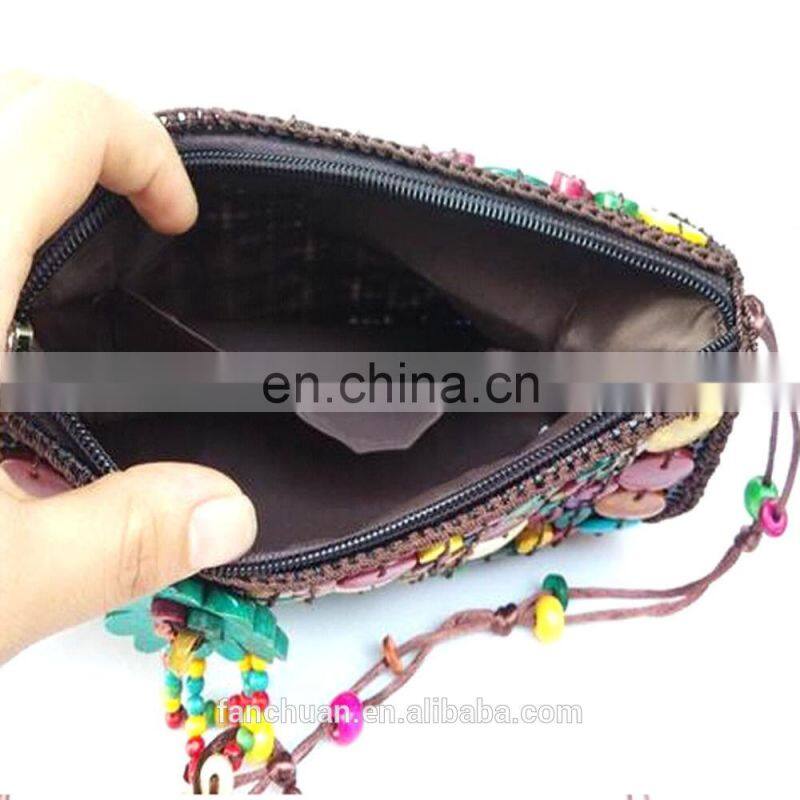 National Design Summer Beach Use Round Coconut Bag