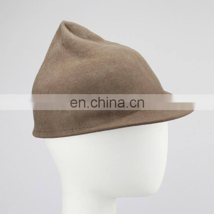2017 Hot Selling Cheap 100% Wool Fedora Cycling Funny Cap And Hat