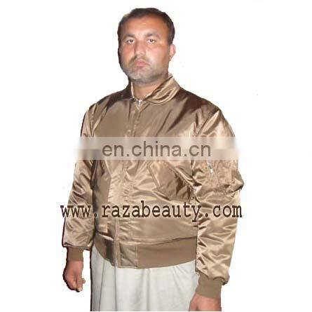 Nylon Flight Jackets, Nylon Bomber Jackets, Nylon Pilot Jackets, Brown MA1 Bomber Jackets