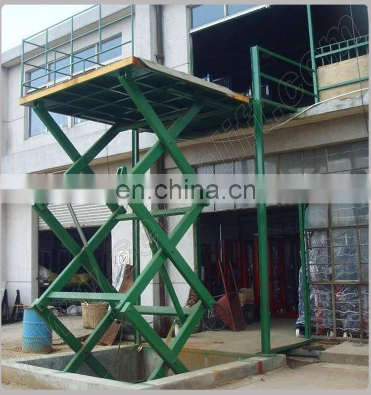 7LSJG Shandong SevenLift 1m hydraulic mini stationary scissor vertical residential cargo lift