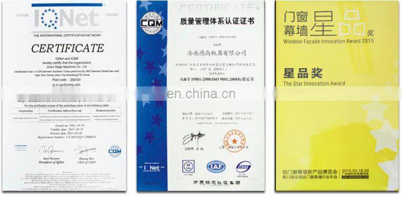 High Quality 5 Axis CNC Double Cutting Saw for Aluminum Curtain Wallin Shandong JInan