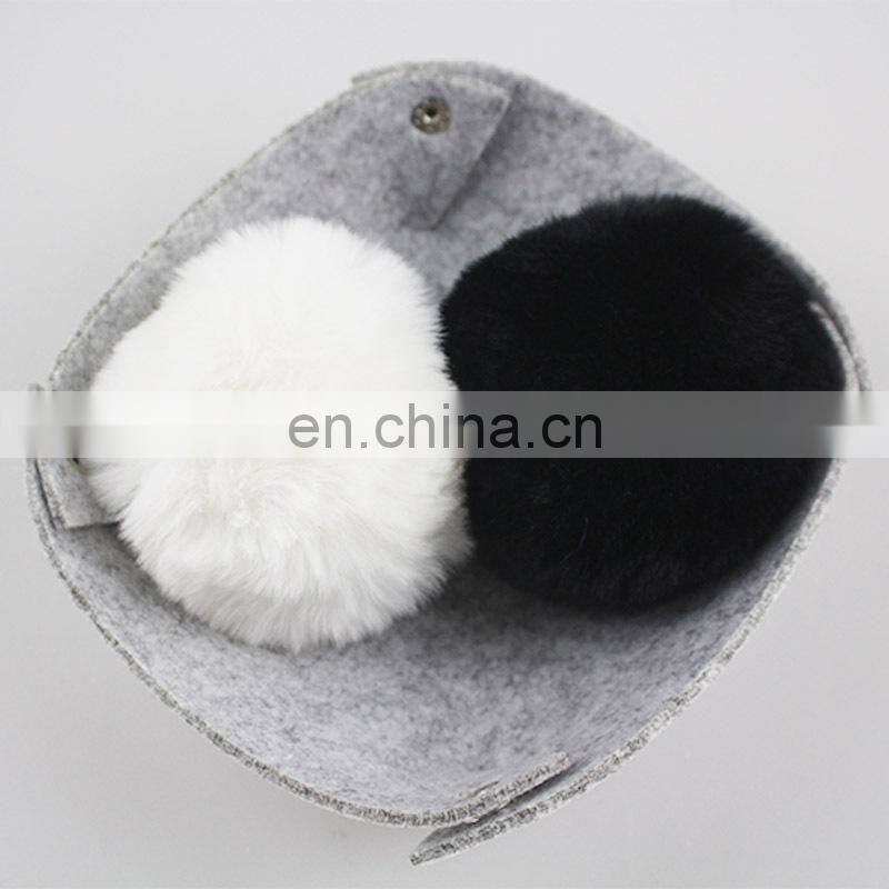 Home Decor Felt Table Mat with Holder felt Coaster Placemat Table Mat Pad Set for Drinks